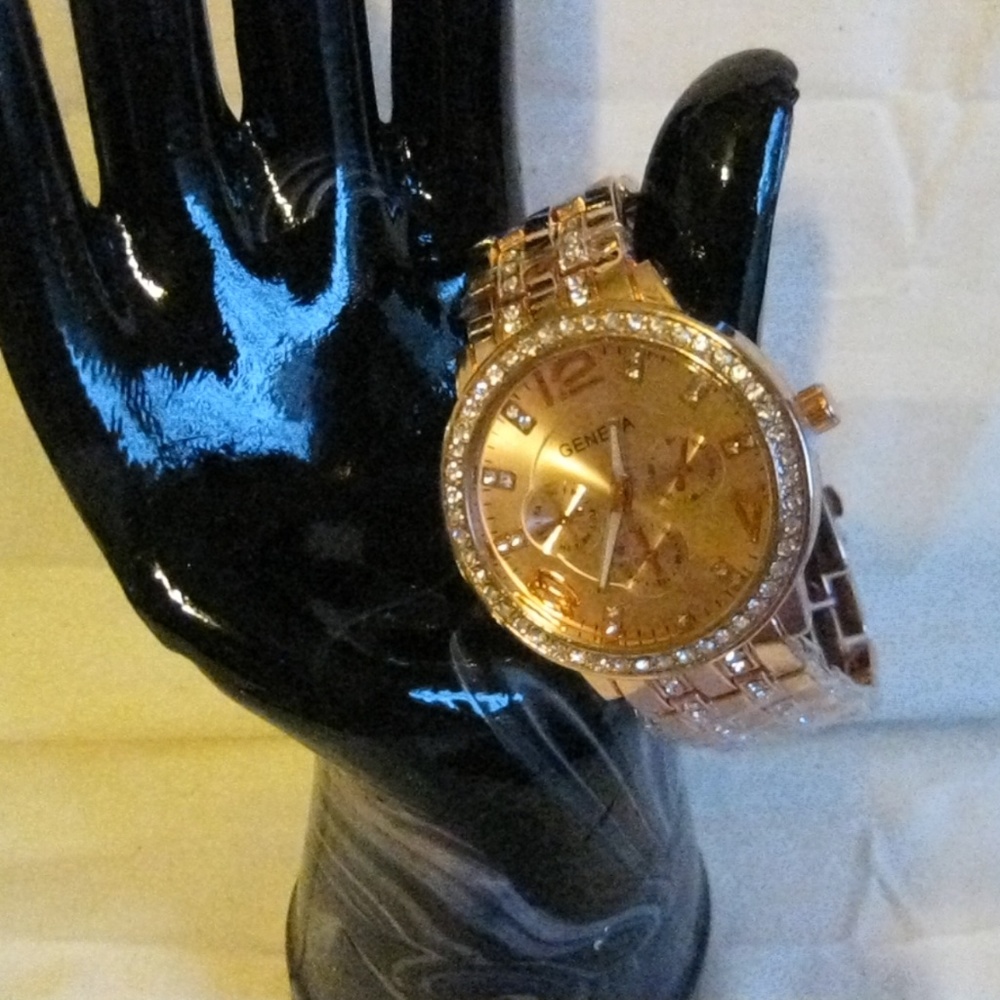Geneva Watch Women Luxury Brand Rhinestone Watch